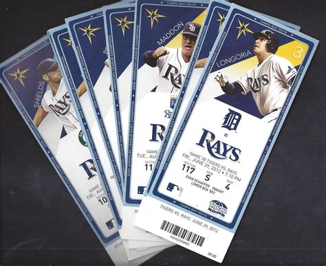 tampa bay rays baseball tickets